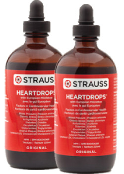 Strauss Heart Drops - 225 + 225ml (2 For Deal)
