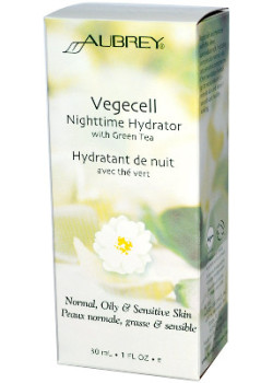 Vegecell Nightime Hydrator W/ Green Tea - 30ml - Aubrey Organics