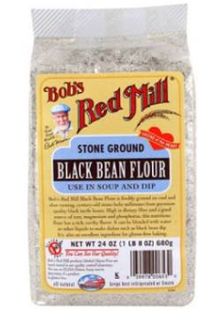 Black Bean Flour (Stone Ground) - 680g - Bob's Red Mill