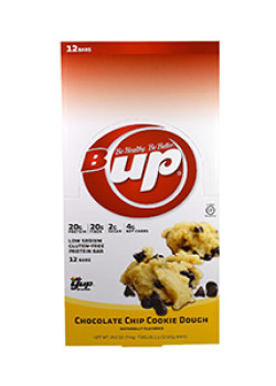 B - Up Bars (Chocolate Chip Cookie Dough) - Box Of 12 - Yup