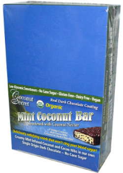 Mint Coconut Bars - 12 X 50g Bars - Coconut Secret