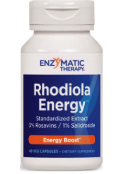 Rhodiola Energy - 40 Caps - Enzymatic Therapy