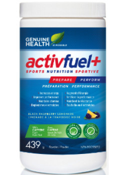 Activfuel + With Caffeine (Black Raspberry Lemonade) - 43g - Genuine Health