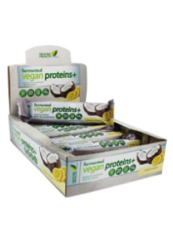 Fermented Vegan Proteins+ (Lemon Coconut) - 12 x 55g Bars