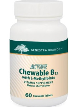 Active Chewable B-12 With L-Methylfolate - 60 Chew Tabs