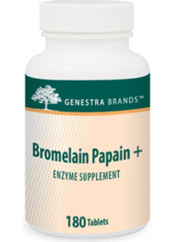 Bromelain Papain+ - 180 Tabs - Genestra