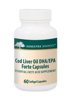 Cod Liver Oil DHA/EPA Forte Caps - 60 Softgels Caps