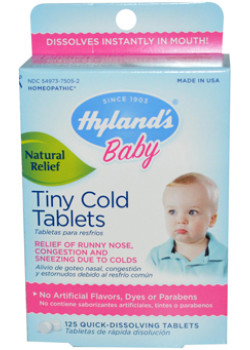 Tiny Cold Tabs - 125 Tablets - Hylands