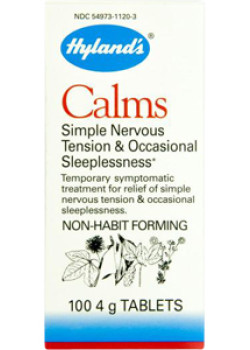 Calms (Nervousness) - 100 Tabs - Hylands