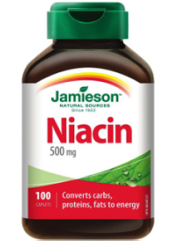 Niacin 500mg - 100 Caps
