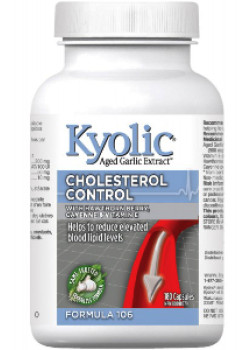 Kyolic 106 Cholesterol Control With Hawthorn Cayenne And Vitamin E - 180 Caps
