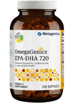 Omega Genics EPA-DHA 720 (Lemon Lime) - 120 Softgels
