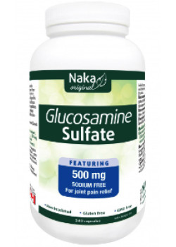 Glucosamine Sulfate 500mg - 240 Caps - Naka