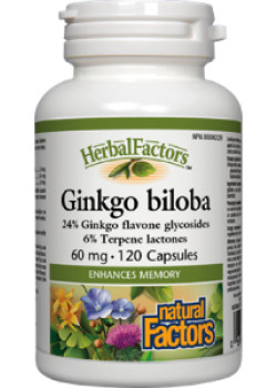 Ginkgo Biloba 60mg - 120 Caps