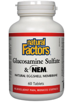 Glucosamine Sulfate + Nem - 60 Tabs - Natural Factors