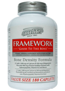 Framework Skeletal Support - 180 Caplets - Nu Life