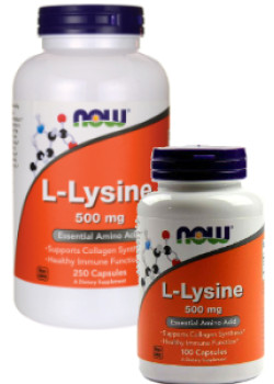 L-Lysine 500mg - 250 + 100 Caps FREE