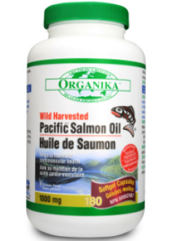 Pacific Salmon Oil 1,000mg - 180 Softgels - Organika