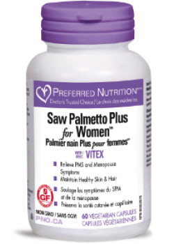 Saw Palmetto Plus Vitex - 60 V-Caps - Preferred Nutrition