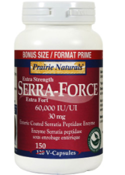 Serra - Force Extra Strength 60,000iu - 140 V-Caps BONUS Size - Prairie Naturals