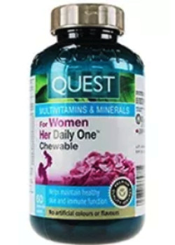 For Women Her Daily One Chewable Multi - 60 Tabs - Quest