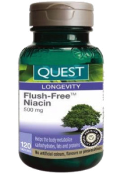 Niacin Flush-Free 500mg - 120 Caps