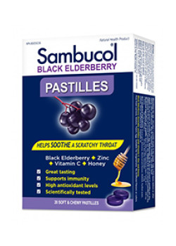Sambucol Black Elderberry Pastilles - 20 Chews
