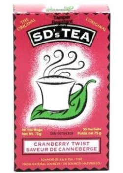 SD's Tea (Cranberry) - 30 Tea Bags