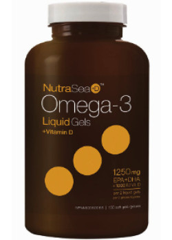 Nutra Sea + D Omega-3 Liquid Gels + Vitamin D (Fresh Mint) - 150 Softgels