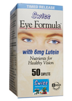 Eye Formula Timed Release With Lutein 6mg - 50 Caps - Swiss