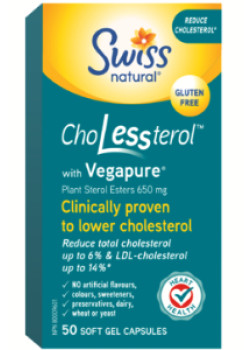 Cholesterol With Vegapure 650mg - 50 Caps