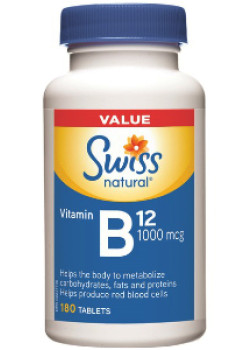 Vitamin B-12 1,000mcg - 180 Tabs
