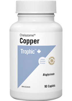 Copper Chelazome (Bisglycinate) 2mg - 90 Caplets