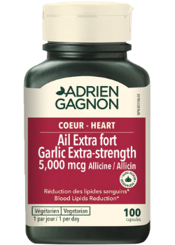 Garlic Extra Strength 5,000mcg Of Allicine - 100 Caps - Adrien Gagnon