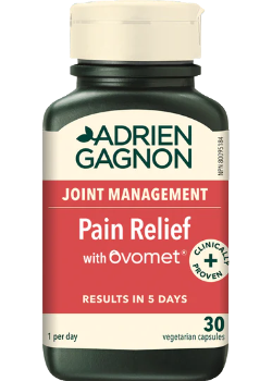 Pain Relief With Ovomet - 30 V-Caps - Adrien Gagnon