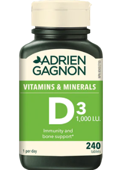 Vitamin D3 1,000iu - 240 Tabs