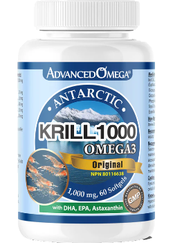 Antarctic Krill 1000mg - 60 Softgels