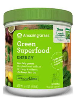 Green Superfood - Energy (Lemon Lime) - 210g - Amazing Grass