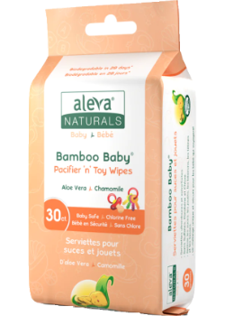 Bamboo Baby Pacifier N Toy Wipes - 30 Wipes