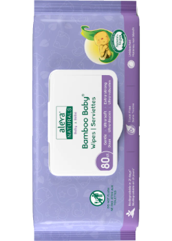 Bamboo Baby Wipes - 80 Wipes