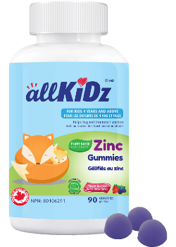 Plant-Based Zinc Gummies (Mixed Berries) - 90 Gummies