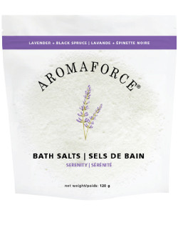 Aromaforce Bath Salts Serenity (Lavender & Black Spruce) - 120g