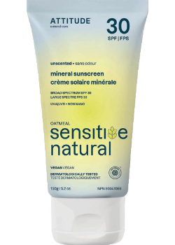 Adult Sensitive Skin Mineral Sunscreen SPF30 (Unscented) - 150g