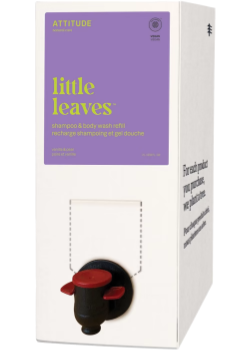 Little Leaves Natural 2-In-1 Shampoo & Body Wash Refill (Vanilla & Pear) - 2L