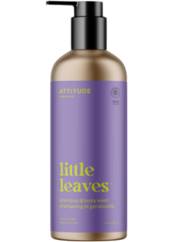 Little Leaves Natural 2-In-1 Shampoo & Body Wash (Vanilla & Pear) - 473ml