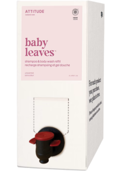 Baby Leaves Natural 2-In-1 Shampoo & Body Wash Refill (Unscented) - 2L