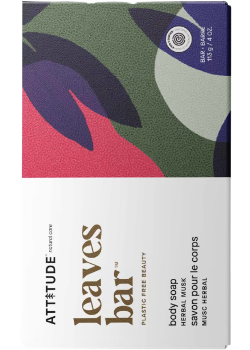 Leaves Bar Body Soap (Herbal Musk) - 113g - Attitude 