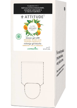 Super Leaves Shower Gel Refill Energizing (Orange Leaves) - 2L