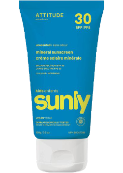 Sunly Kids Mineral Sunscreen SPF30 (Unscented) - 150g