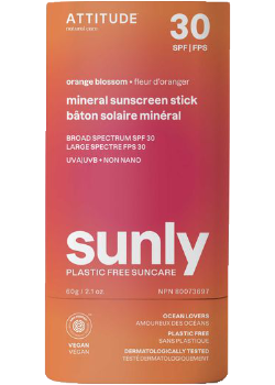 Sunly Mineral Sunscreen Stick SPF30 (Orange Blossom) - 60g